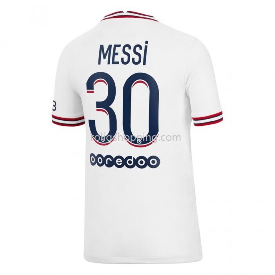 Fotbollströja Paris Saint-Germain Lionel Messi 30 Fjärdeställ 2021-2022 Kort ärm
