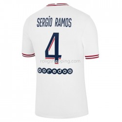 Fotbollströja Paris Saint-Germain Sergio Ramos 4 Fjärdeställ 2021-2022 Kort ärm