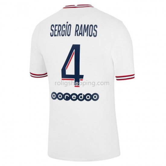 Fotbollströja Paris Saint-Germain Sergio Ramos 4 Fjärdeställ 2021-2022 Kort ärm