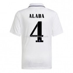 Fotbollströja Real Madrid Alaba 4 Hemmaställ 2022-2023 Kort ärm