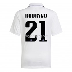 Fotbollströja Real Madrid Rodrygo 21 Hemmaställ 2022-2023 Kort ärm