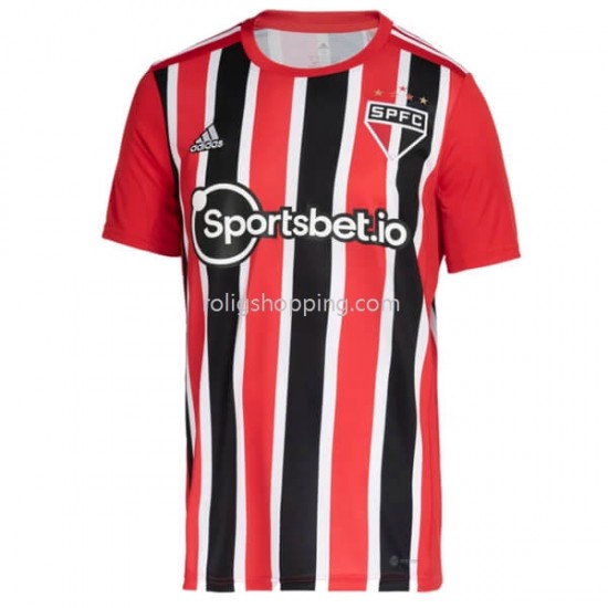 Fotbollströja Sao Paulo Bortaställ 2022-2023 Kort ärm