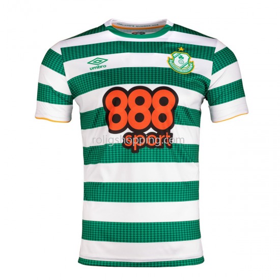 Fotbollströja Shamrock Rovers Hemmaställ 2021-2022 Kort ärm