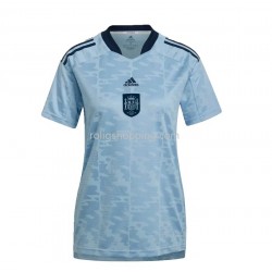 Fotbollströja Spanien Kvinnor Bortaställ 2022 Kort ärm