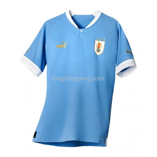 Fotbollströja Uruguay Hemmaställ World Cup 2022 Kort ärm