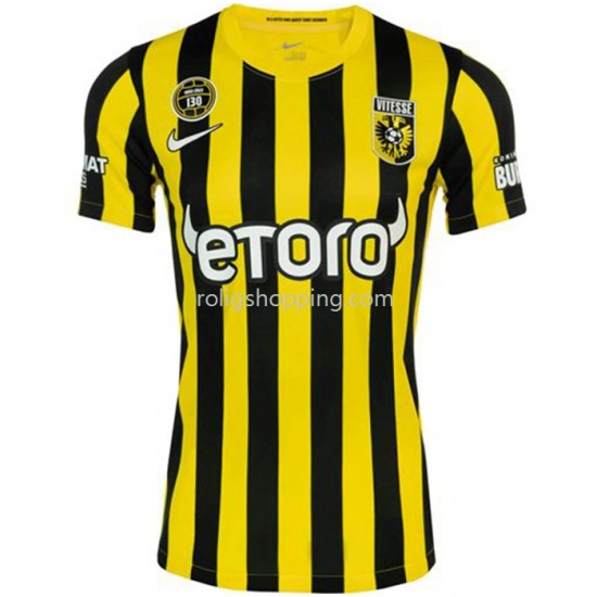 Fotbollströja Vitesse Hemmaställ 2022-2023 Kort ärm