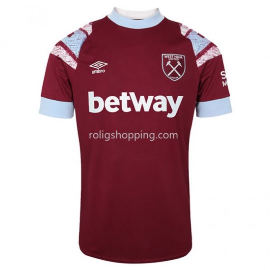 Fotbollströja West Ham United Hemmaställ 2022-2023 Kort ärm