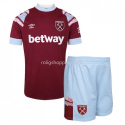 Fotbollströja West Ham United Barn Hemmaställ 2022-2023 Kort ärm