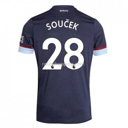 Fotbollströja West Ham United Tomas Tredjeställ 2021-2022 Kort ärm