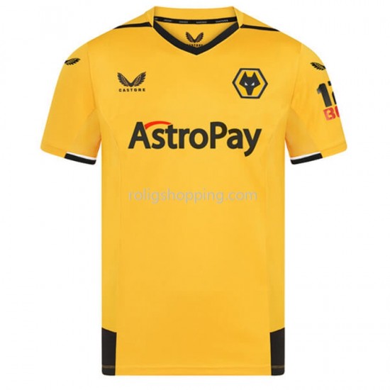 Fotbollströja Wolverhampton Wanderers Hemmaställ 2022-2023 Kort ärm