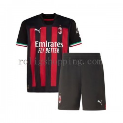 Fotbollströja AC Milan Barn Hemmaställ 2022-2023 Kort ärm