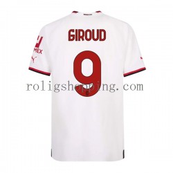 Fotbollströja AC Milan Olivier Giroud 9 Män Bortaställ 2022-2023 Kort ärm