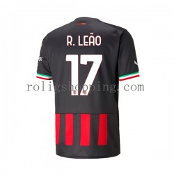Fotbollströja AC Milan Rafael Leao 17 Män Hemmaställ 2022-2023 Kort ärm