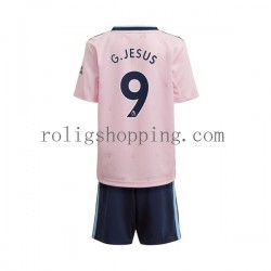 Fotbollströja Arsenal Gabriel Jesus 9 Barn Tredjeställ 2022-2023 Kort ärm