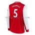 Fotbollströja Arsenal Thomas Partey 5 Män Hemmaställ 2022-2023 Lång ärm