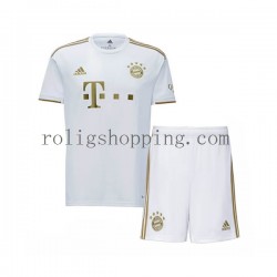 Fotbollströja FC Bayern München Barn Bortaställ 2022-2023 Kort ärm
