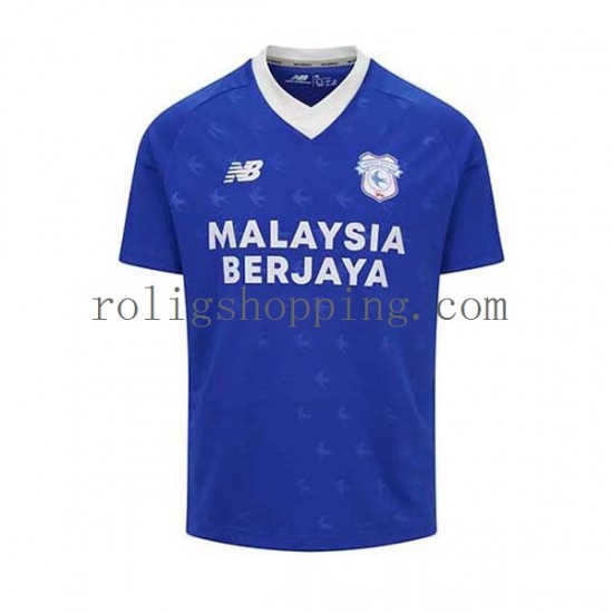 Fotbollströja Cardiff City Män Hemmaställ 2022-2023 Kort ärm