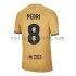 Fotbollströja FC Barcelona Pedri 8 Män Bortaställ 2022-2023 Kort ärm