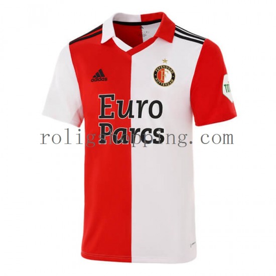 Fotbollströja Feyenoord Rotterdam Män Hemmaställ 2022-2023 Kort ärm