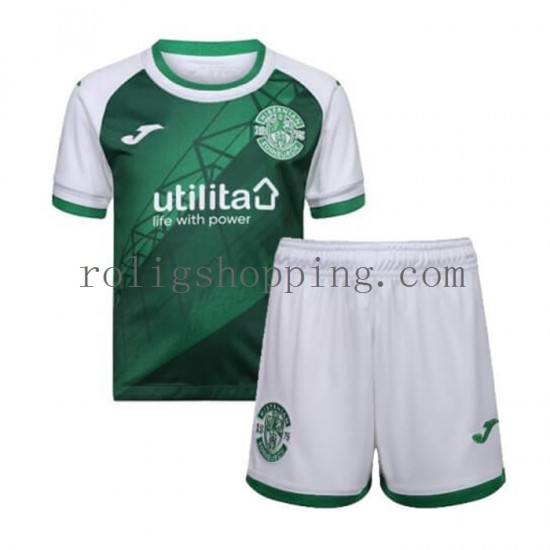 Fotbollströja Hibernian Barn Hemmaställ 2022-2023 Kort ärm