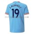 Fotbollströja Manchester City J. ALVAREZ 19 Män Hemmaställ 2022-2023 Kort ärm