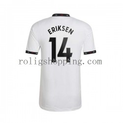 Fotbollströja Manchester United Christian Eriksen 14 Män Bortaställ 2022-2023 Kort ärm