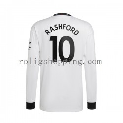 Fotbollströja Manchester United Rashford 10 Män Bortaställ 2022-2023 Lång ärm
