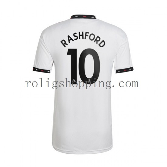 Fotbollströja Manchester United Rashford 10 Män Bortaställ 2022-2023 Kort ärm