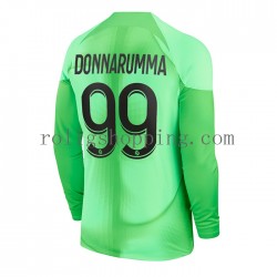 Fotbollströja Paris Saint-Germain Gianluigi Donnarumma 99 Målvakt Män Hemmaställ 2022-2023 Lång ärm