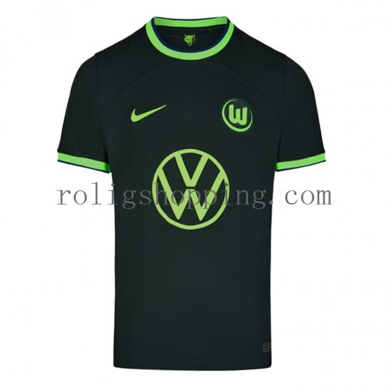 Fotbollströja VfL Wolfsburg Män Bortaställ 2022-2023 Kort ärm