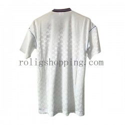 Fotbollströja West Ham United Retro Män Bortaställ 1989-1990 Kort ärm
