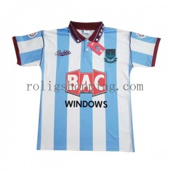 Fotbollströja West Ham United Retro Män Bortaställ 1991-1992 Kort ärm