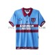 Fotbollströja West Ham United Retro Män Hemmaställ 1995-1996 Kort ärm