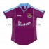 Fotbollströja West Ham United Retro Män Hemmaställ 1999-2001 Kort ärm