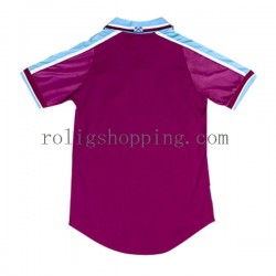 Fotbollströja West Ham United Retro Män Hemmaställ 1999-2001 Kort ärm