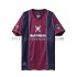Fotbollströja West Ham United Iron Maiden Retro Män Bortaställ 2011 Kort ärm