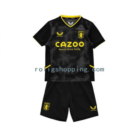 Fotbollströja Aston Villa Barn Tredjeställ 2022-2023 Kort ärm