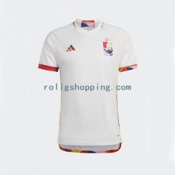 Fotbollströja Belgien Män Bortaställ World Cup 2022 Kort ärm