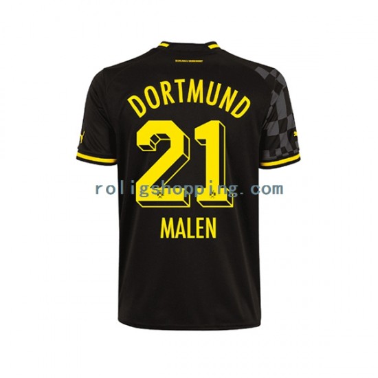 Fotbollströja Borussia Dortmund Donyell Malen 21 Män Bortaställ 2022-2023 Kort ärm