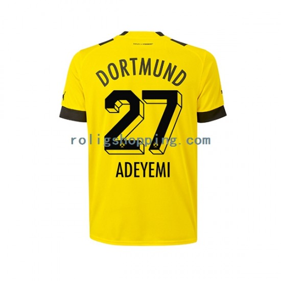 Fotbollströja Borussia Dortmund Karim Adeyemi 27 Män Hemmaställ 2022-2023 Kort ärm