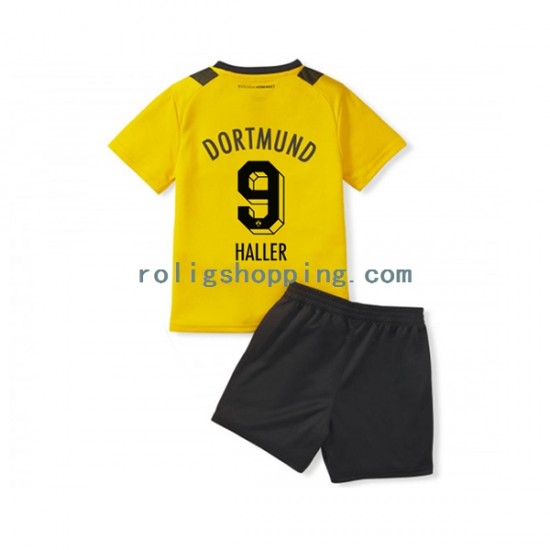 Fotbollströja Borussia Dortmund Sebastien Haller 9 Barn Hemmaställ 2022-2023 Kort ärm