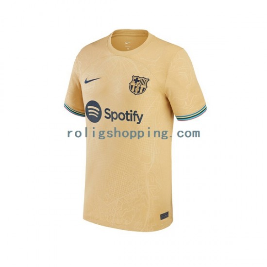 Fotbollströja FC Barcelona Män Bortaställ 2022-2023 Kort ärm