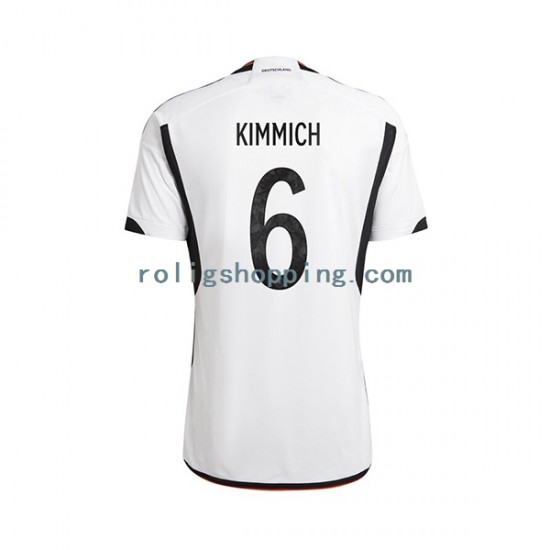 Fotbollströja Tyskland Joshua Kimmich 6 Män Hemmaställ World Cup 2022 Kort ärm
