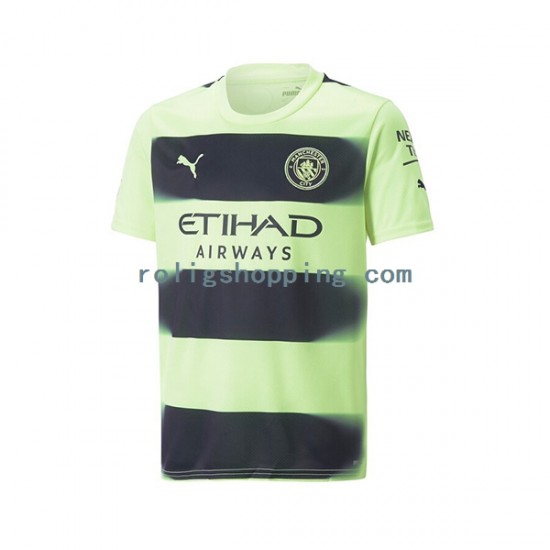 Fotbollströja Manchester City Män Tredjeställ 2022-2023 Kort ärm