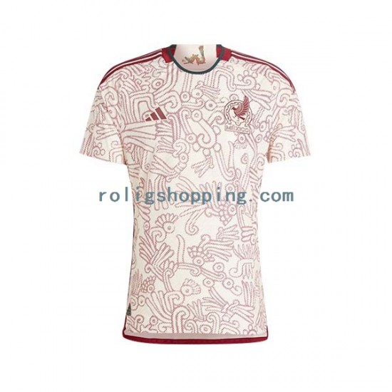 Fotbollströja Mexiko Män Bortaställ World Cup 2022 Kort ärm