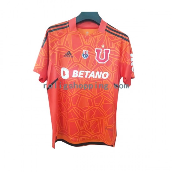 Fotbollströja Universidad de Chile Målvakt Män Hemmaställ 2022-2023 Kort ärm