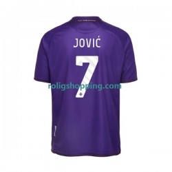 Fotbollströja Fiorentina Jovic 7 Män Hemmaställ 2022-2023 Kort ärm