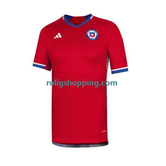 Fotbollströja Chile Män Hemmaställ 2022 Kort ärm