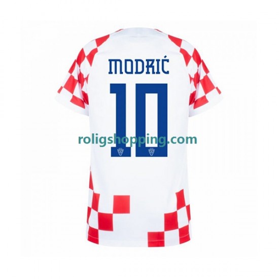 Fotbollströja Kroatien Modrić 10 Män Hemmaställ World Cup 2022 Kort ärm