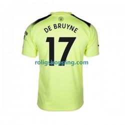 Fotbollströja Manchester City De Bruyne 17 Män Tredjeställ 2022-2023 Kort ärm